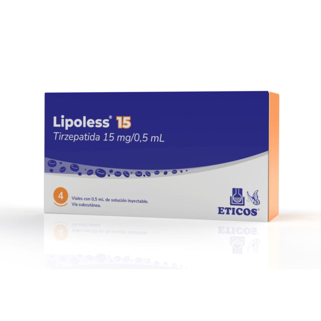 Lipoless 15mg/0,5ml x 4 frascos