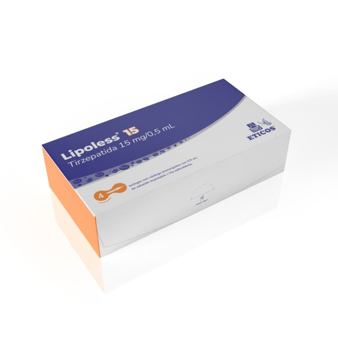 Lipoless tirzepatida 15mg/0,5ml (seringa)