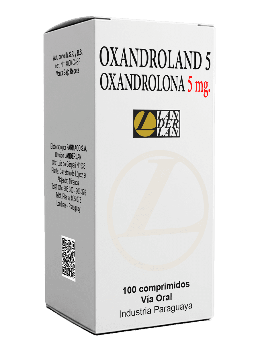 Oxandrolona 5mg x 100 comprimidos