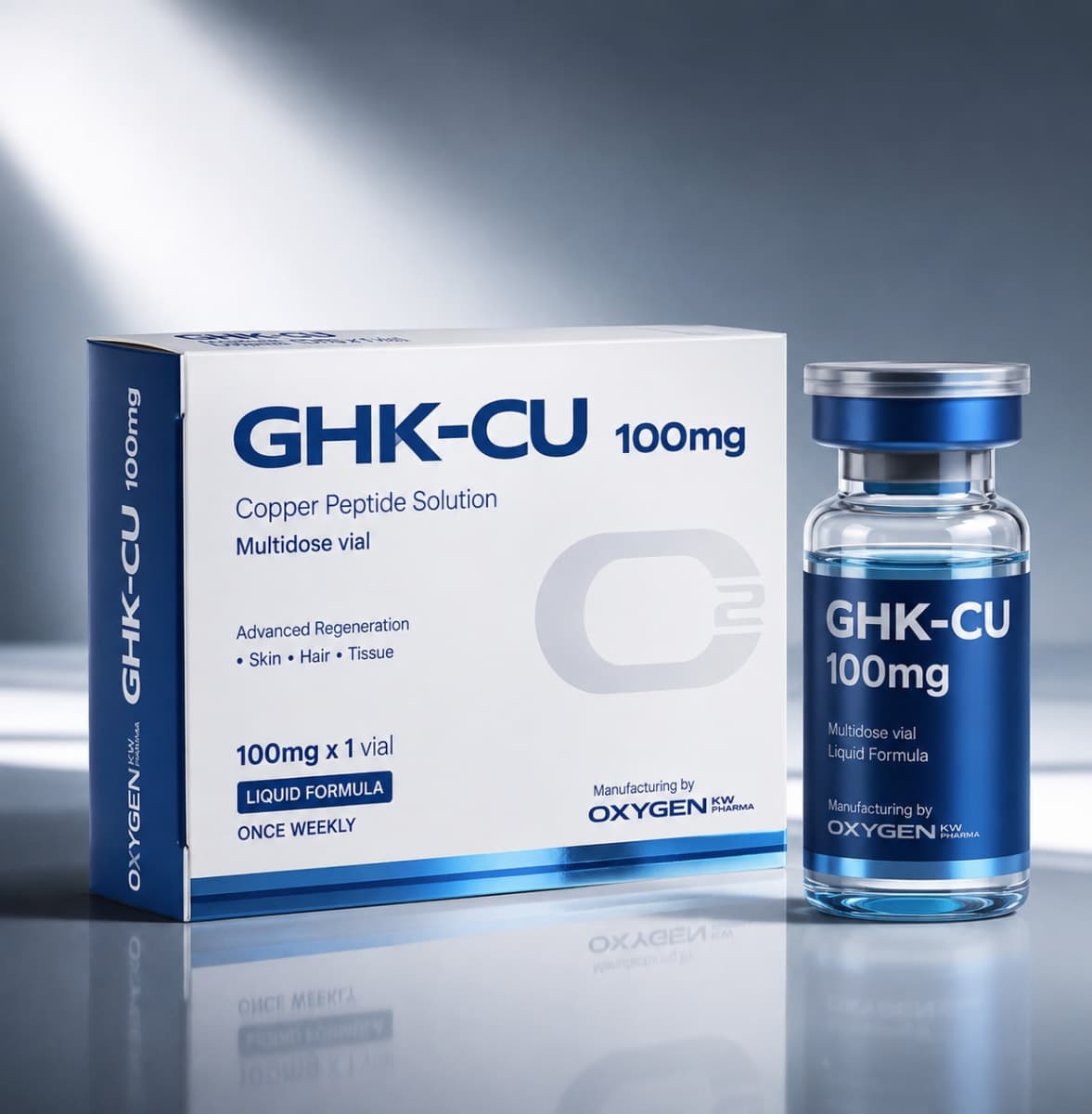 GHK-Cu solução líquida 100mg