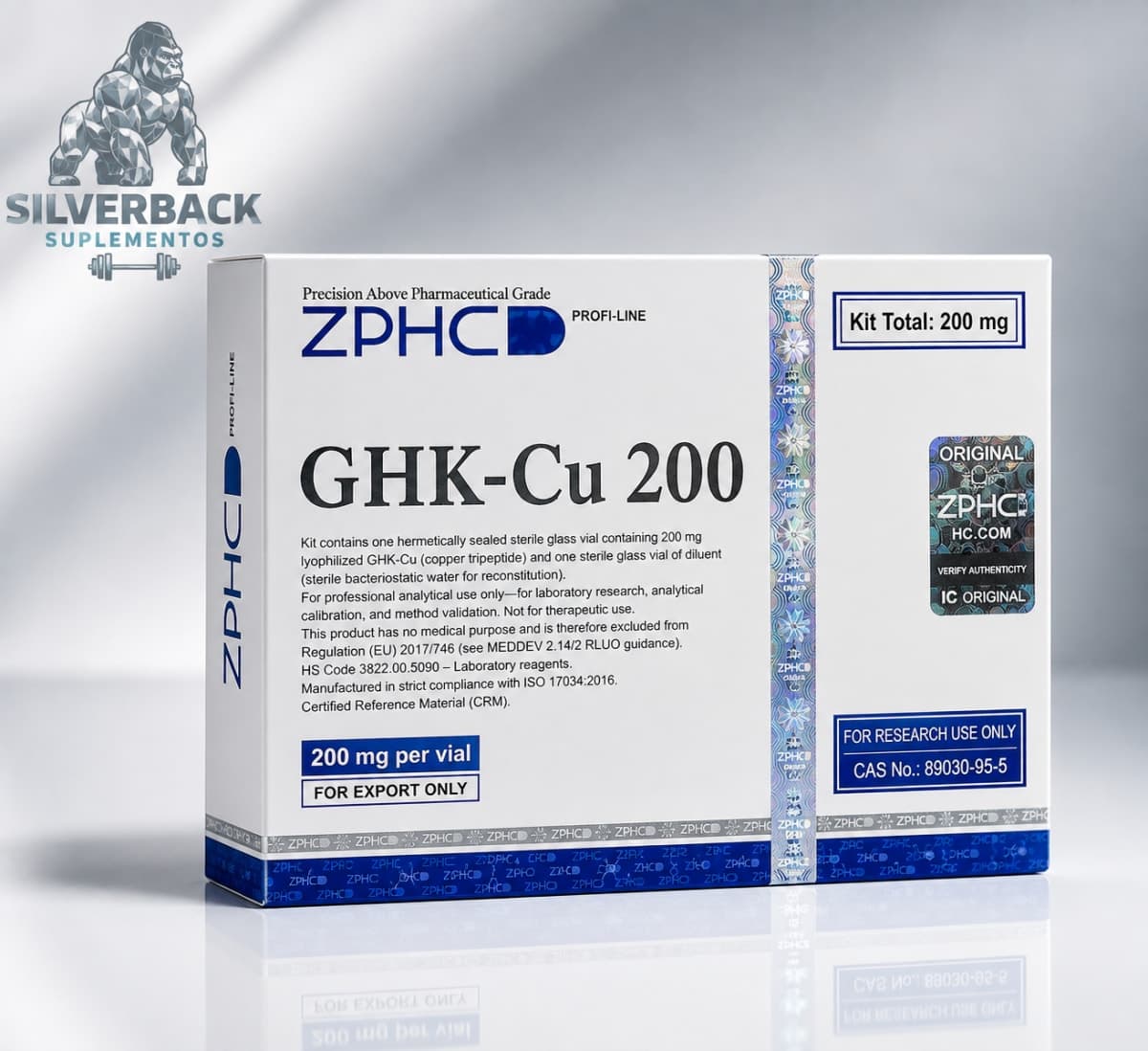 GHK-Cu liofilizado 200mg